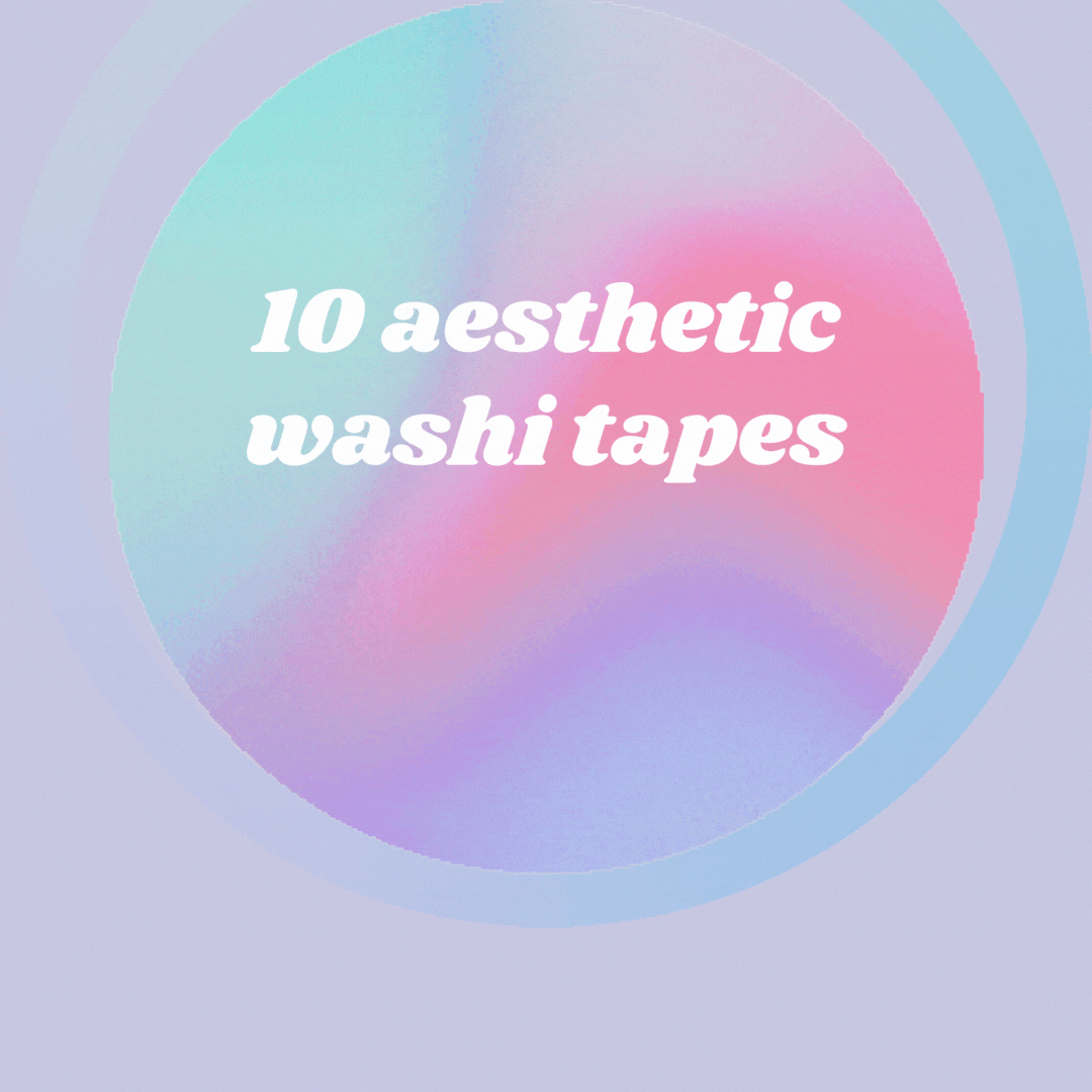 10 Aesthetic Washi Tapes Reviewed: The Ultimate List - Stationery Weekly