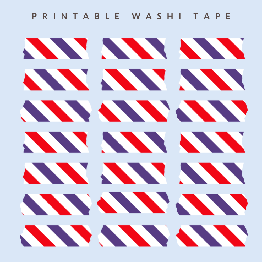 Air mail washi tape